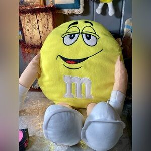 2014 Yellow M&M's Plush Character 19-inch